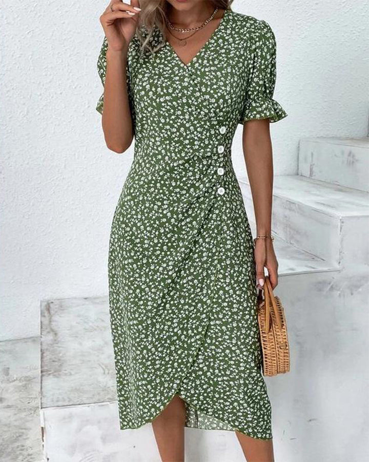 Sophie – Elegant Women's Dress with Short Sleeves