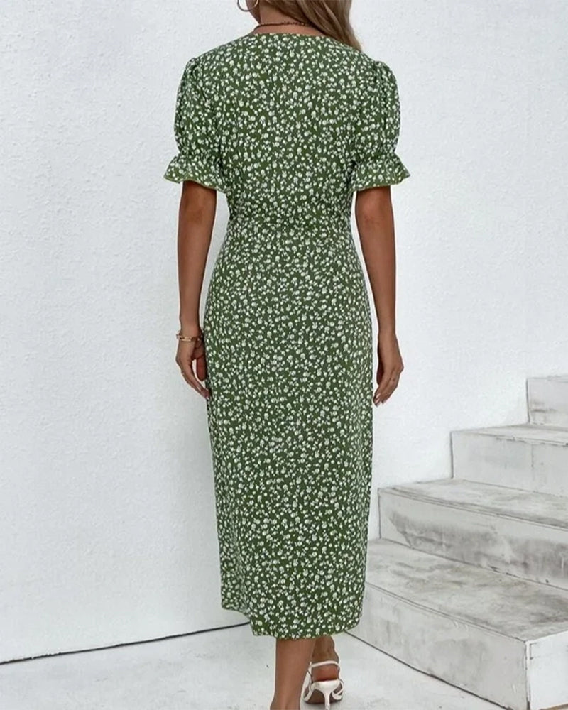 Sophie – Elegant Women's Dress with Short Sleeves