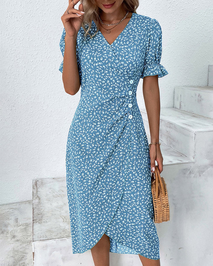 Sophie – Elegant Women's Dress with Short Sleeves