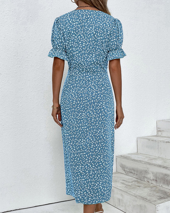Sophie – Elegant Women's Dress with Short Sleeves