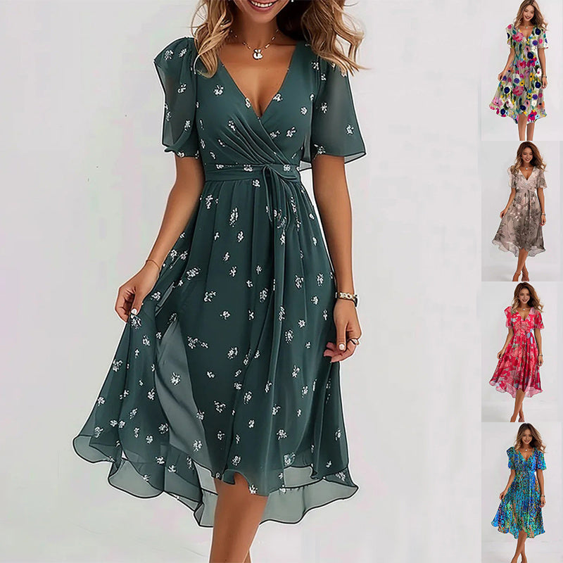 Linnea – Elegant Summer Dress Made of Breathable Material, Relaxed Fit