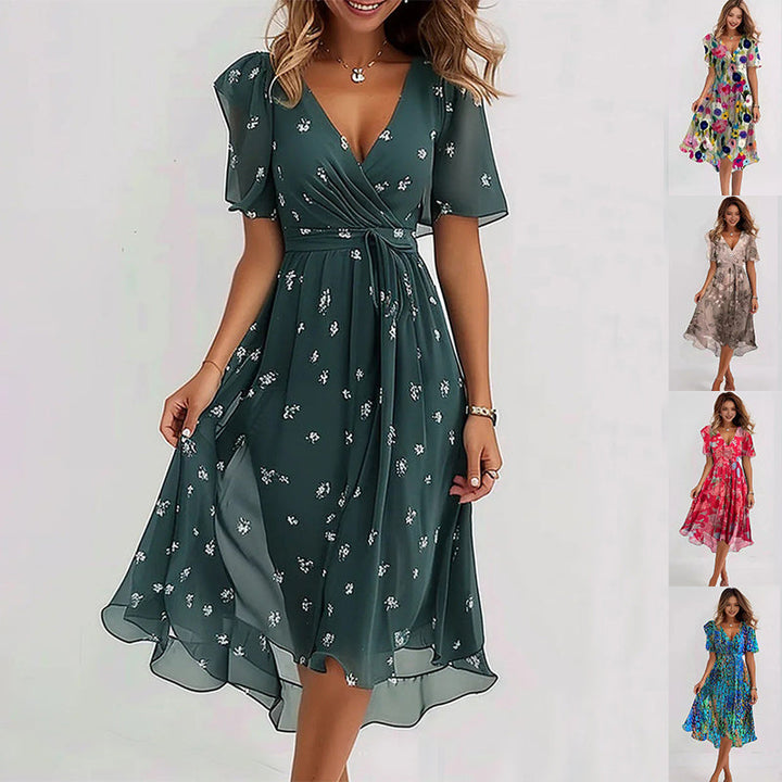 Linnea – Elegant Summer Dress Made of Breathable Material, Relaxed Fit