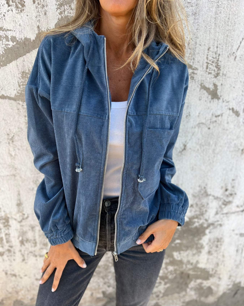 Iisabella | Ribbed Velvet Jacket