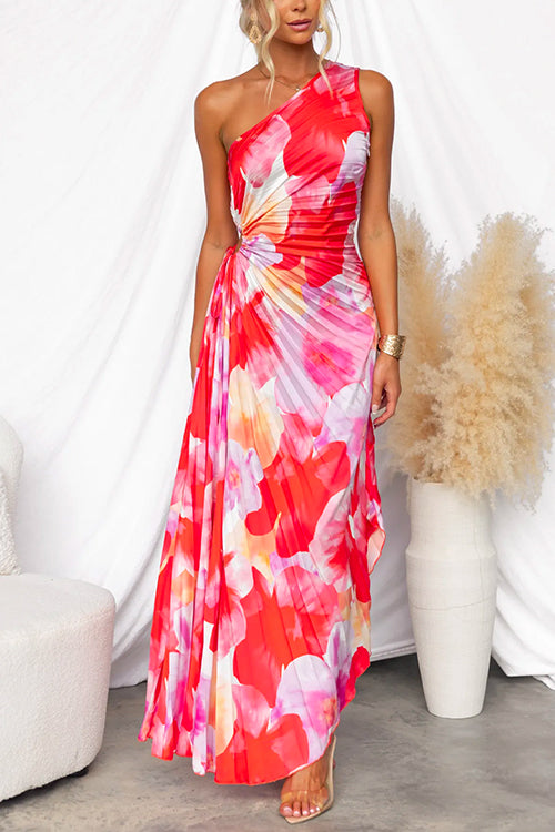 Vina – Asymmetrical Dress with an Elegant One Shoulder