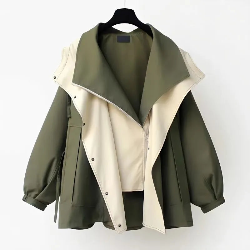 Samantha – Reversible Chic Windbreaker Jacket