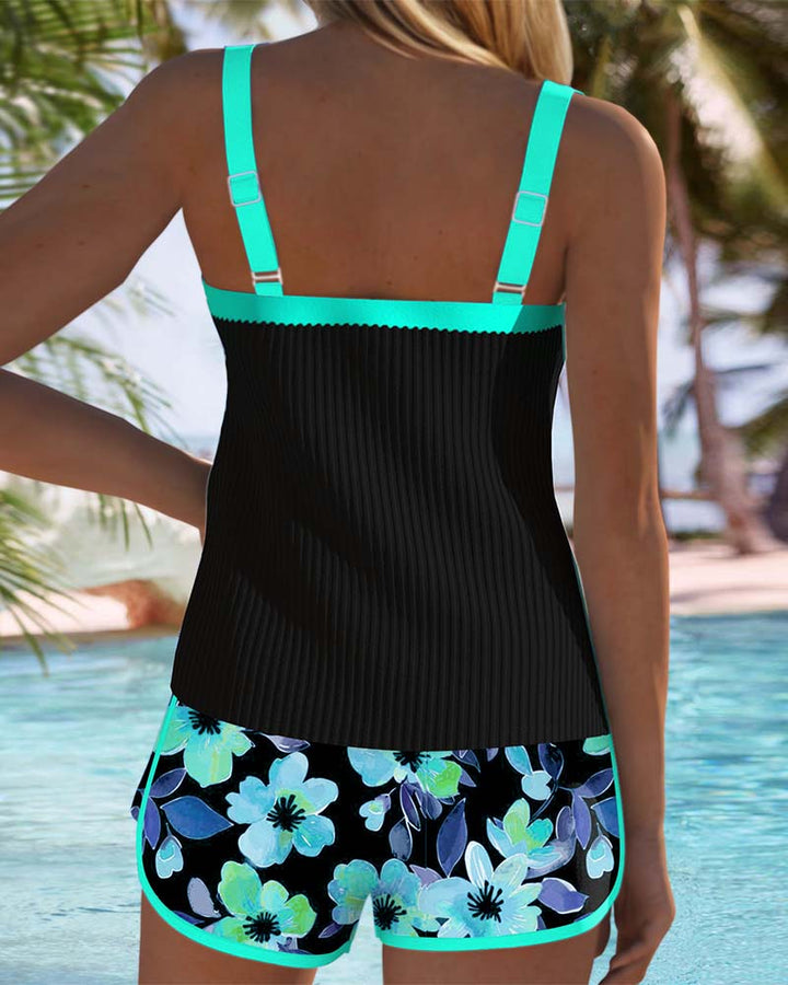 MARY | COMFORTABLE TANKINI WITH FLORAL PRINT