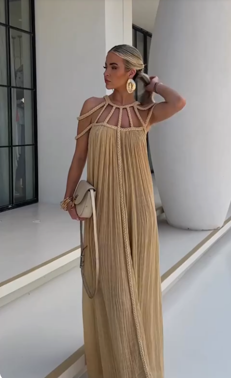 Laurana – Elegant Maxi Dress for Women with Fluid Cut for Events
