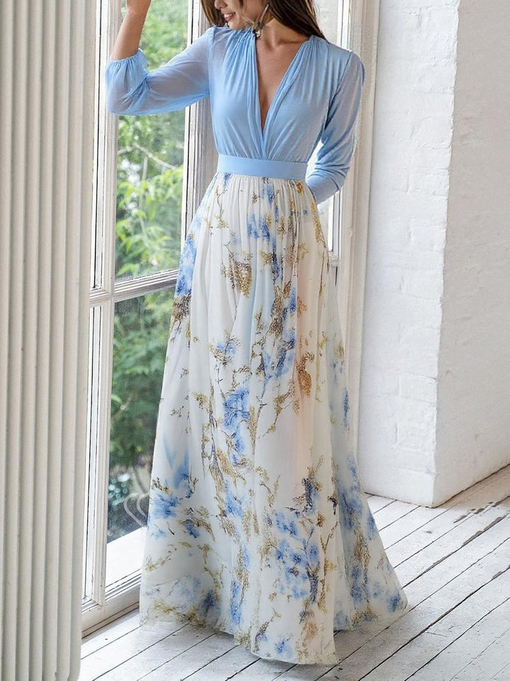 Dolores – Long Summer Floral Print Dress for Women
