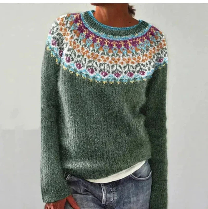 YASMINE™ - RETRO AUTUMN SWEATER