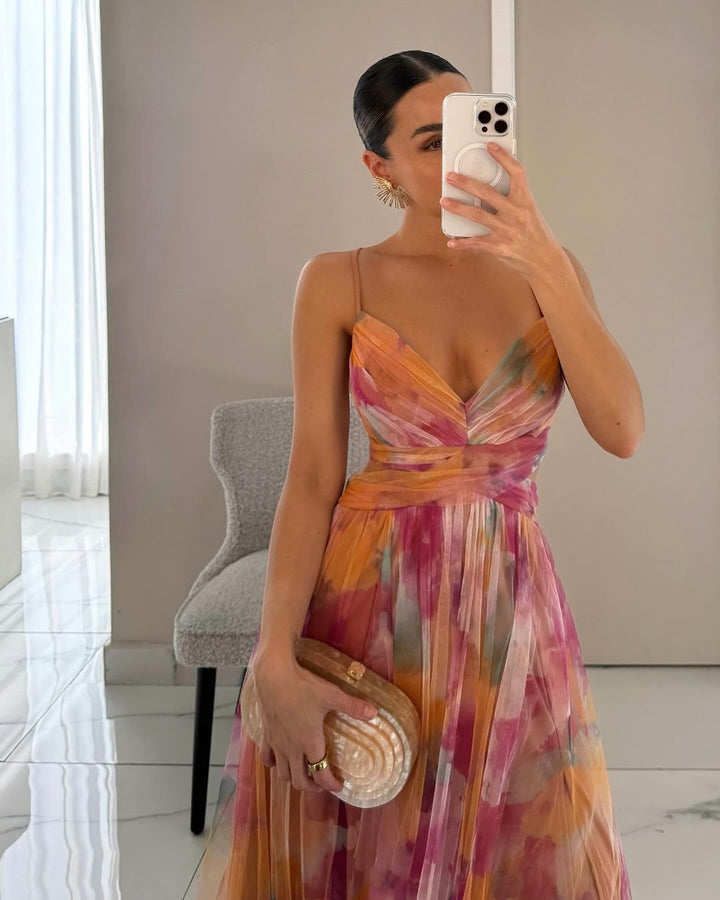 Luna – Floral maxi dress