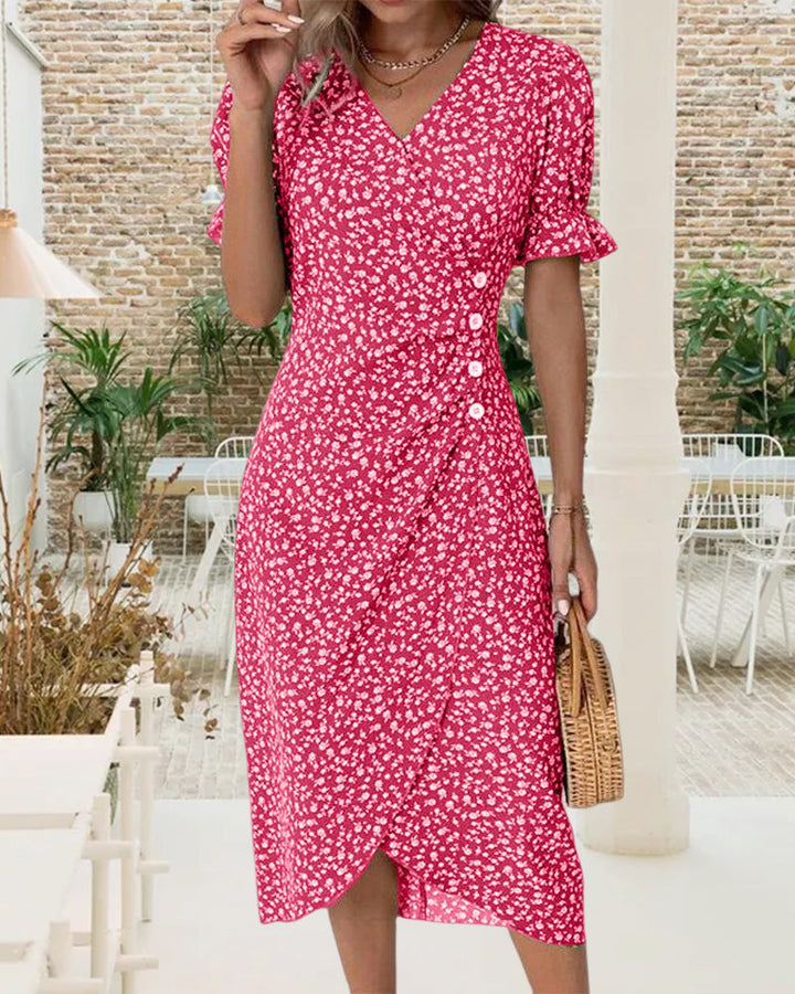 Sophie – Elegant Women's Dress with Short Sleeves