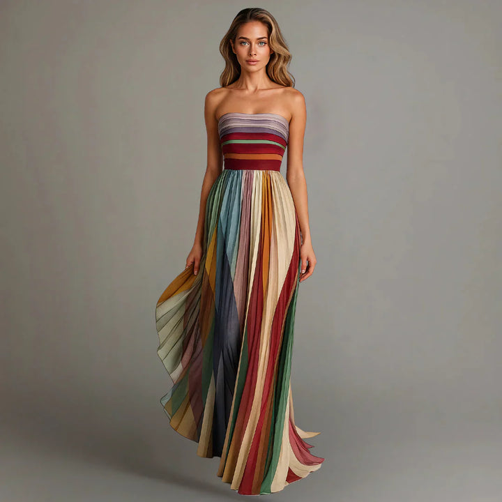 Azja – Elegant Long Casual Summer Dress for Women