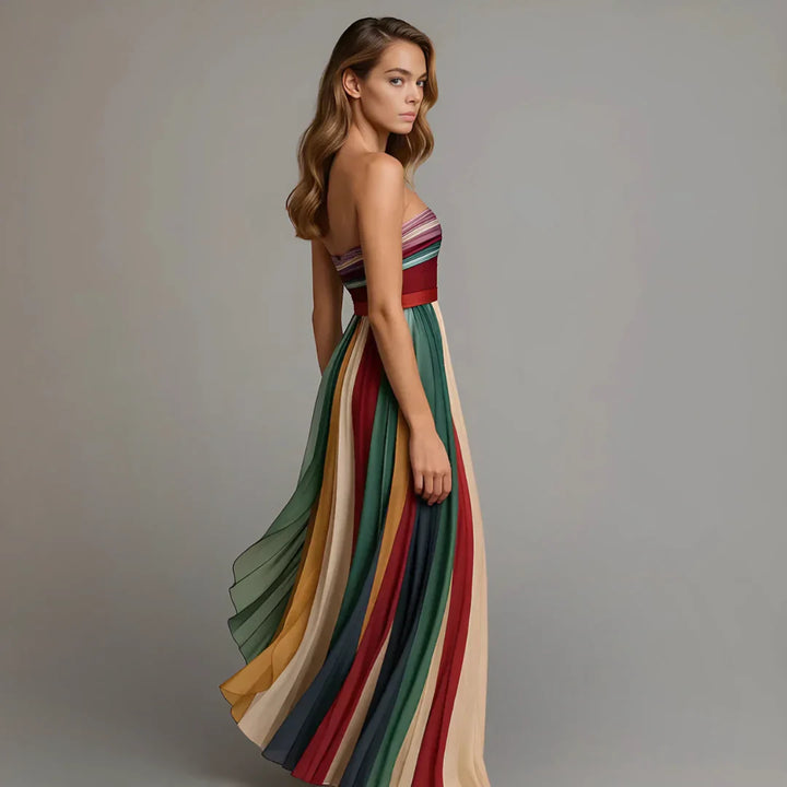 Azja – Elegant Long Casual Summer Dress for Women