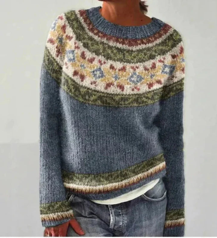 YASMINE™ - RETRO AUTUMN SWEATER