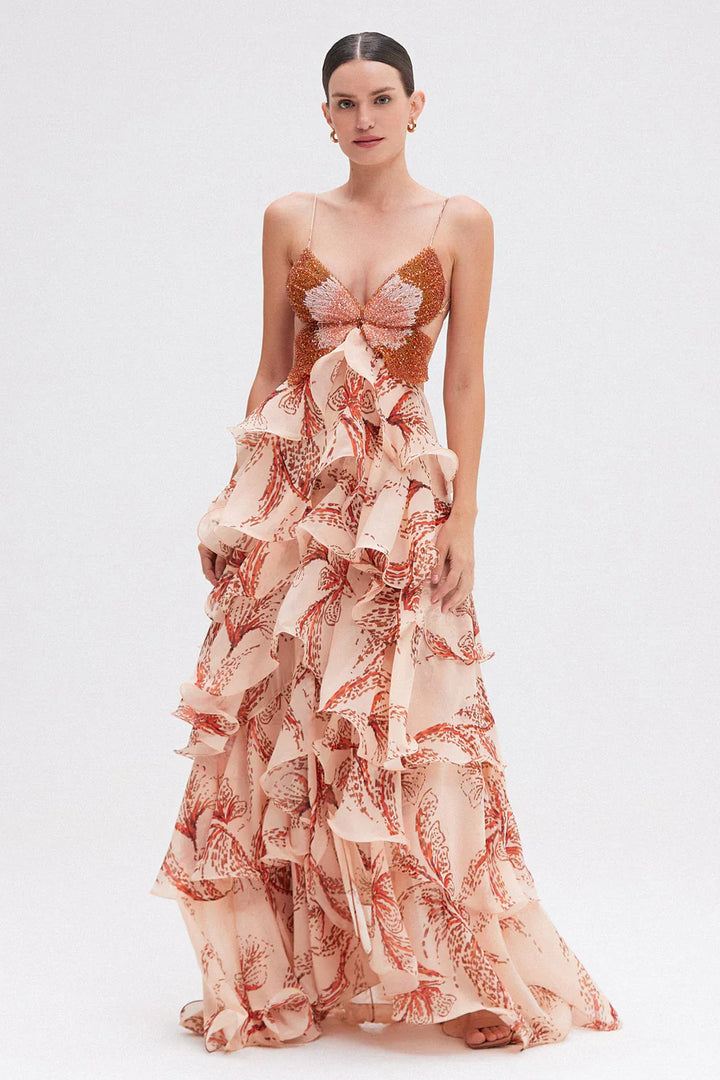 Maëlle – Dress with flounces