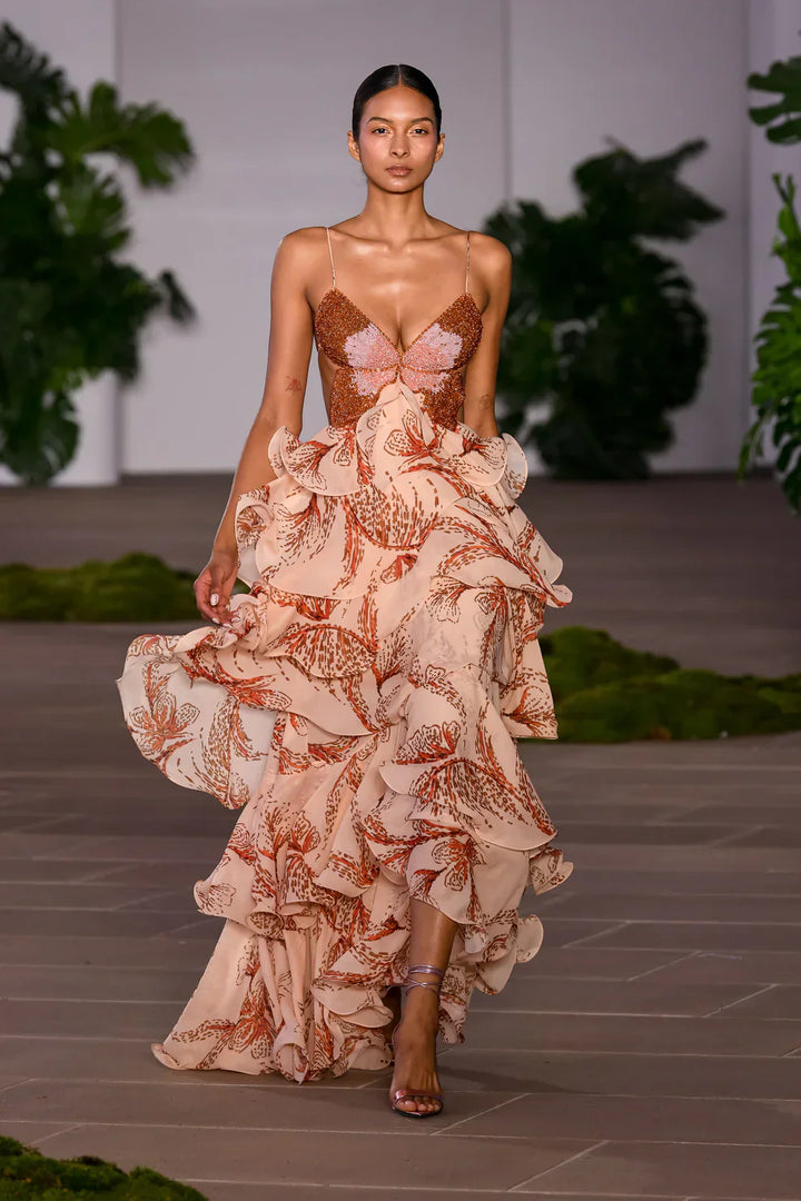 Maëlle – Dress with flounces
