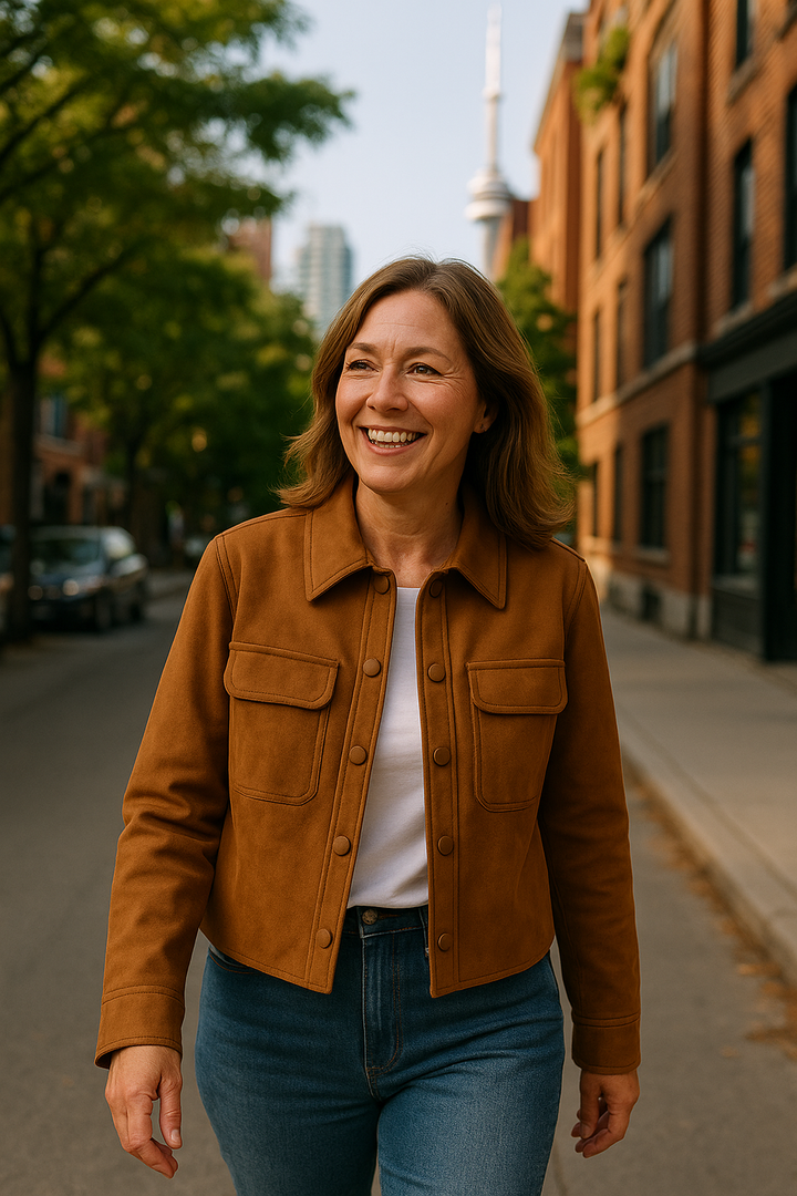 Amelia – The Cozy Aviator Jacket