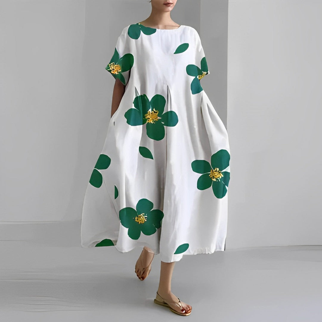 Flaurien – Women's Summer Dress, Fitted Cut, Lightweight and Breathable Material