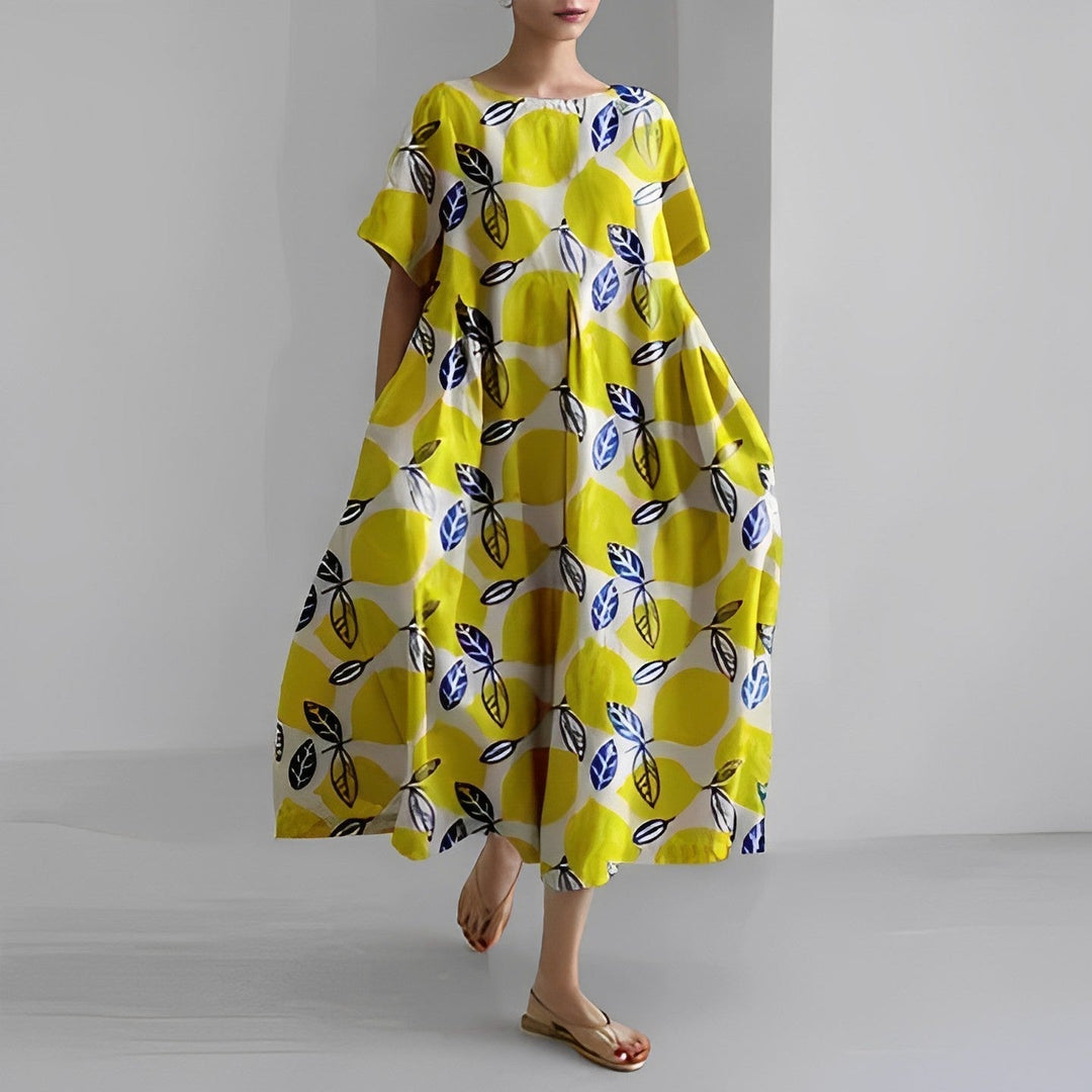 Flaurien – Women's Summer Dress, Fitted Cut, Lightweight and Breathable Material