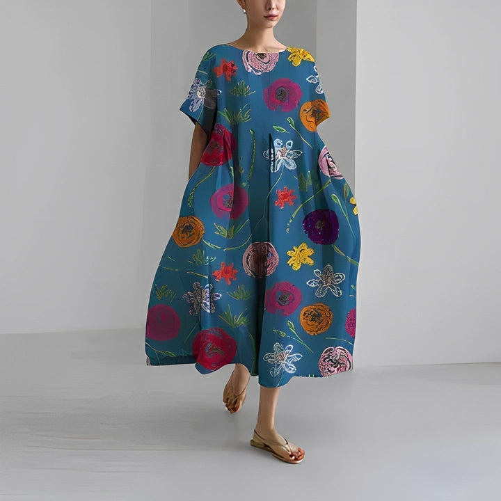 Flaurien – Women's Summer Dress, Fitted Cut, Lightweight and Breathable Material