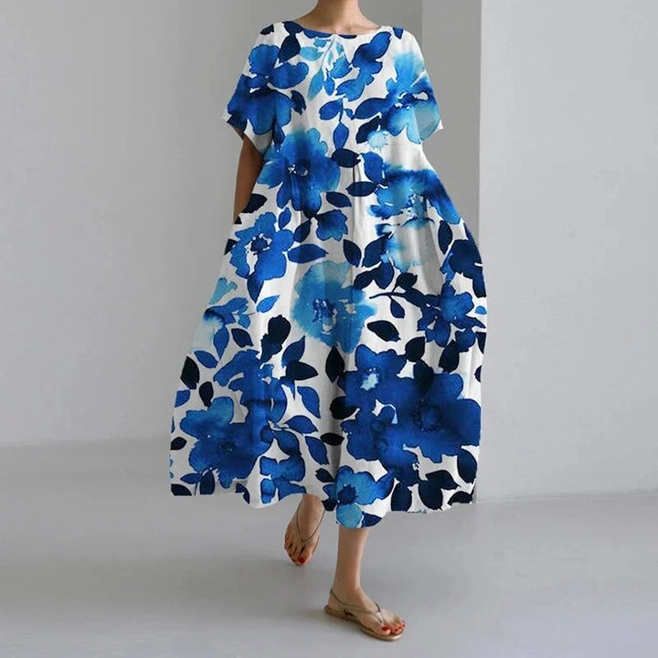 Flaurien – Women's Summer Dress, Fitted Cut, Lightweight and Breathable Material