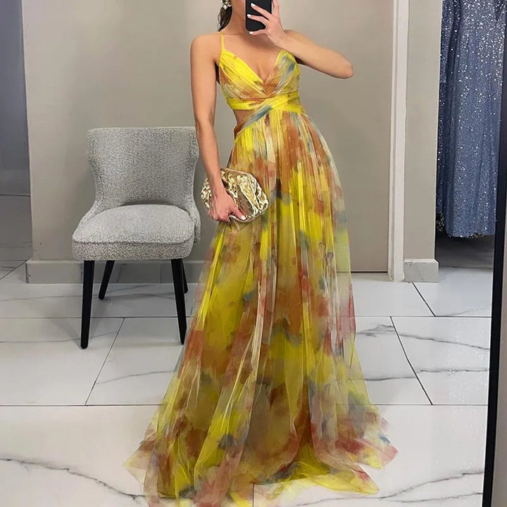Luna – Floral maxi dress