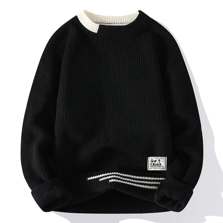 HARRISON™ - COLOR TONE KNITTED SWEATER