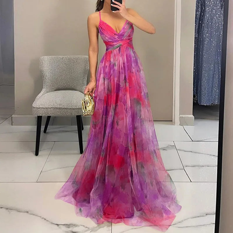 Luna – Floral maxi dress