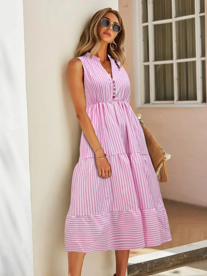 Solstråle – Elegant and Casual Midi Summer Dress