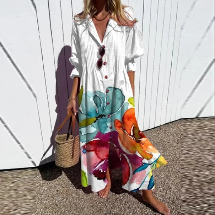 Livina – Women's Lightweight Boho Dress Made of Breathable Summer Material