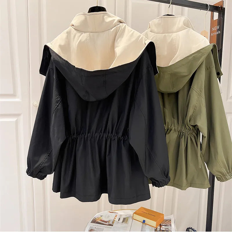Samantha – Reversible Chic Windbreaker Jacket