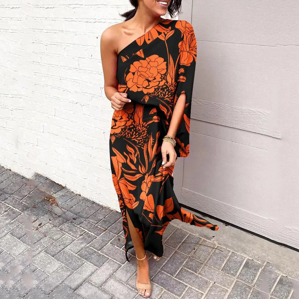 CANDICE™ - ONE-SHOULDER ELEGANT DRESS