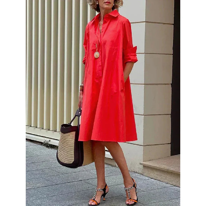 Pastora – Elegant and Refined Dress for All Seasons with Flattering Cut
