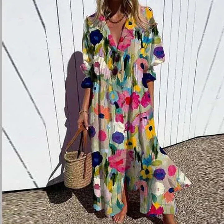 Livina – Women's Lightweight Boho Dress Made of Breathable Summer Material