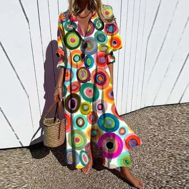Livina – Women's Lightweight Boho Dress Made of Breathable Summer Material