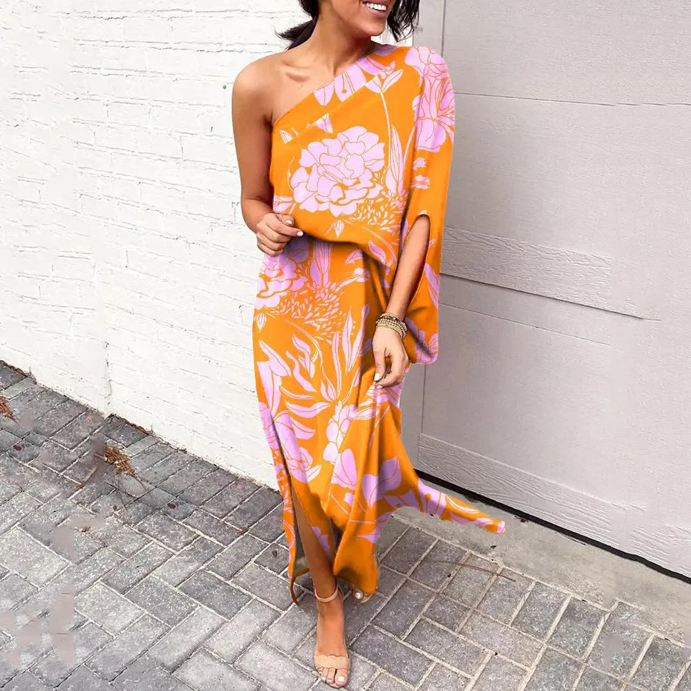 CANDICE™ - ONE-SHOULDER ELEGANT DRESS
