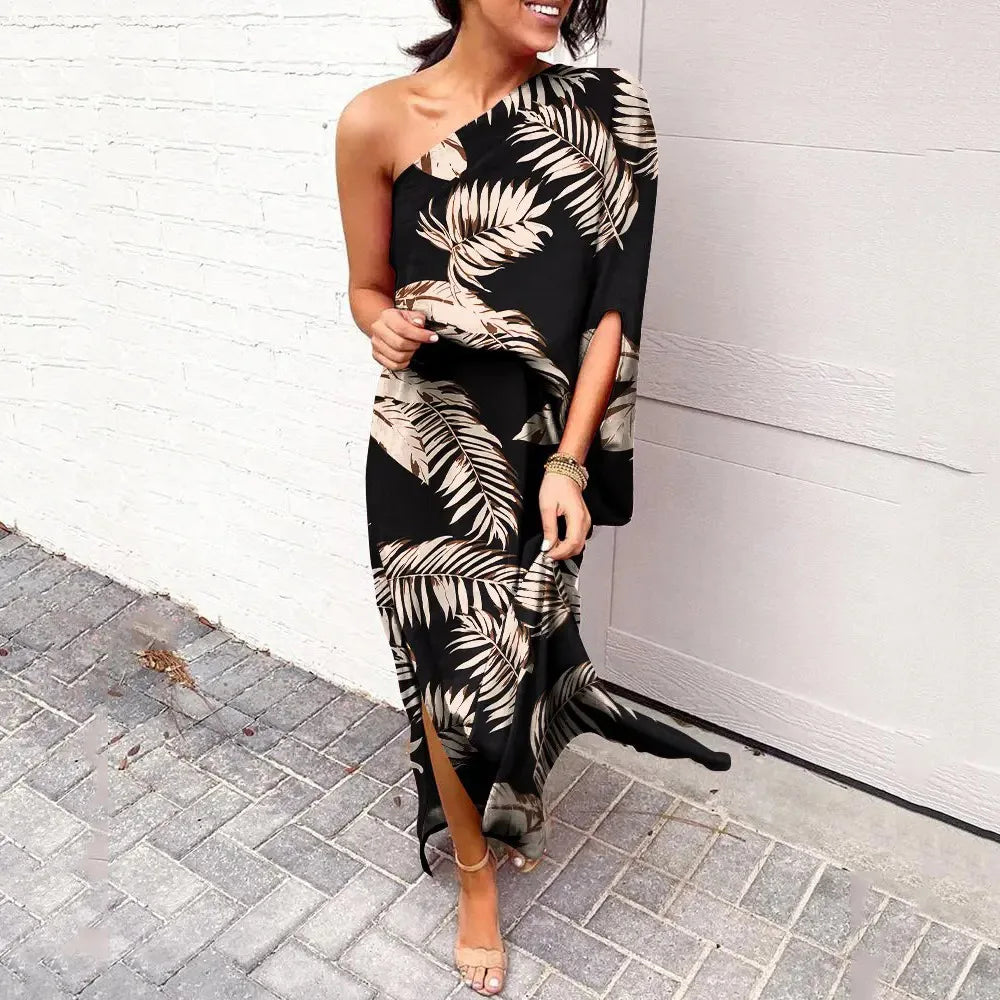 CANDICE™ - ONE-SHOULDER ELEGANT DRESS
