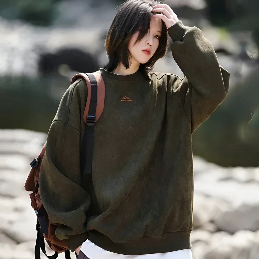 HORIZON™ - SLEEK SUEDE PULLOVER