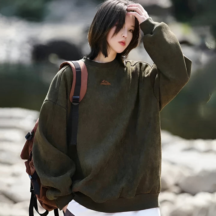 HORIZON™ - SLEEK SUEDE PULLOVER