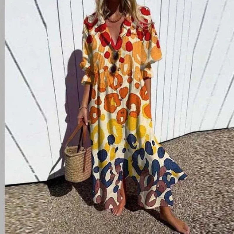 Livina – Women's Lightweight Boho Dress Made of Breathable Summer Material