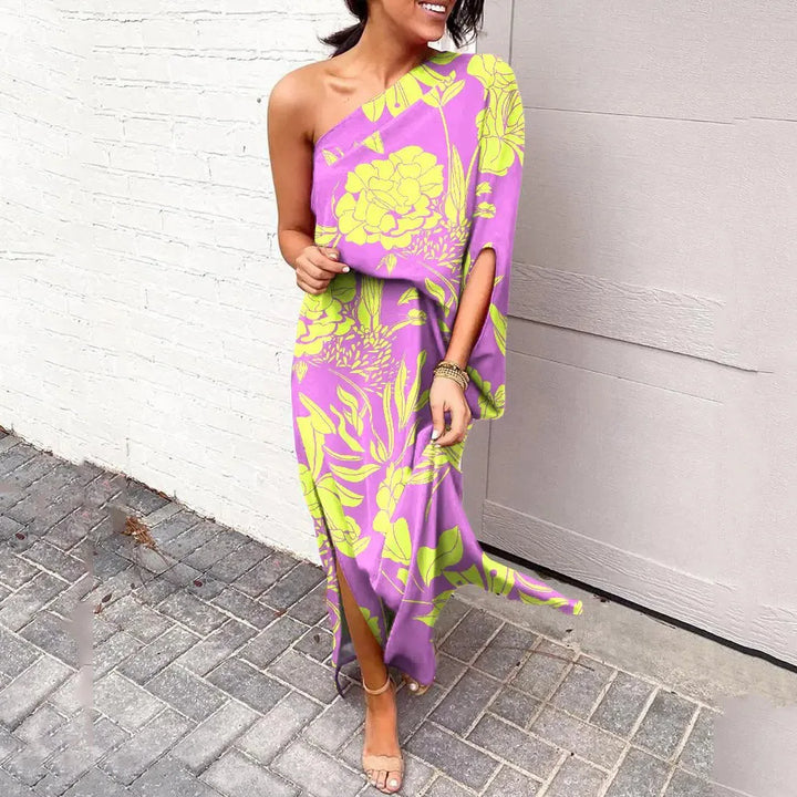 CANDICE™ - ONE-SHOULDER ELEGANT DRESS