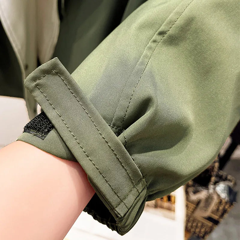 Samantha – Reversible Chic Windbreaker Jacket