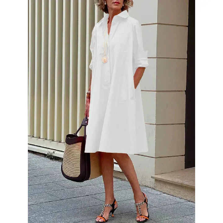 Pastora – Elegant and Refined Dress for All Seasons with Flattering Cut