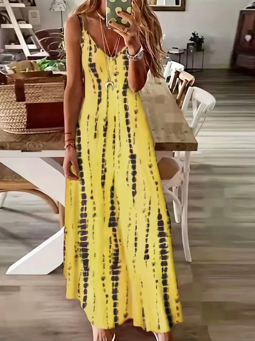 VIENNA™ - CASUAL LOOSE V-NECK MAXI DRESS