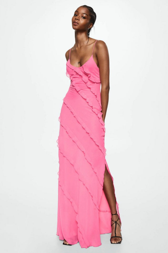 Olivia – Ruffle Maxi Dress