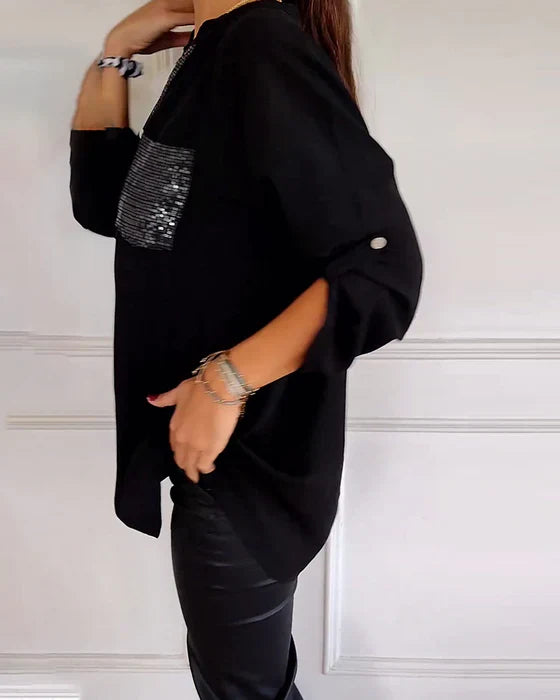 Elaine™ - CHIC GLAMOUR TOP