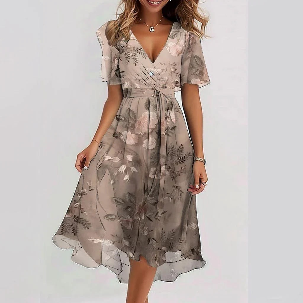 Linnea – Elegant Summer Dress Made of Breathable Material, Relaxed Fit