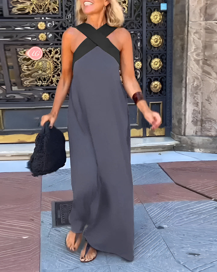 Delphine™ - CROSS-FRONT STYLE DRESS