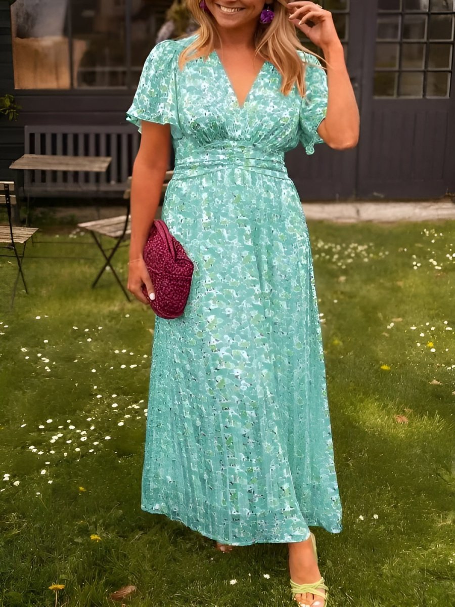 Danica™ - Floral Dress With Elegant Silhouette