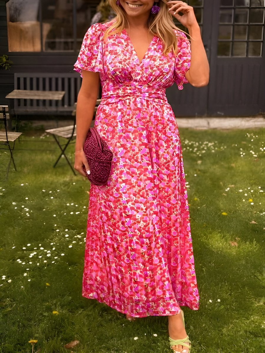 Danica™ - Floral Dress With Elegant Silhouette